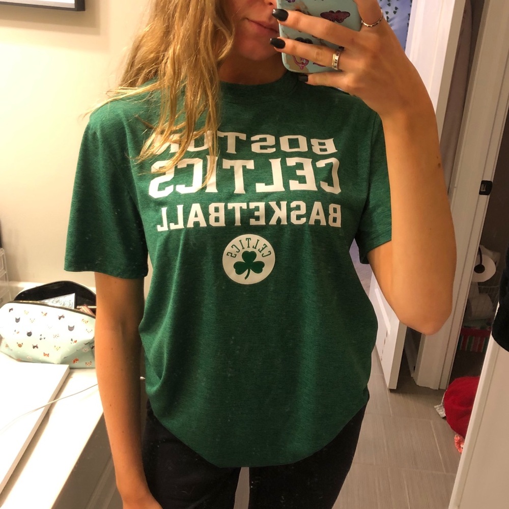 Dry fit Boston Celtics basketball shirt